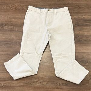 Men's Cream Chino Pants
